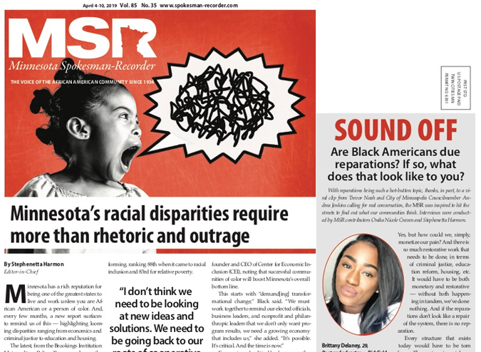 MSR front page